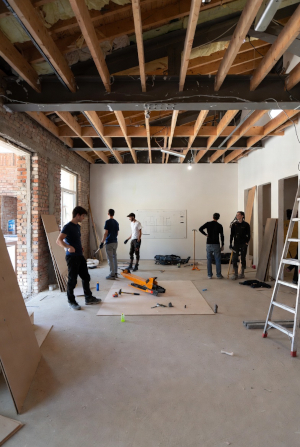 Chantier gros œuvre